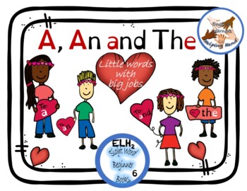 Preview of Sight Word Beginner Book #6 - A, An, and The (FULL ESL Dyslexia Font VERSION)