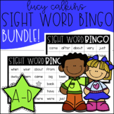 Sight Word Bingo Bundle - Lucy Calkins High Frequency List A-D