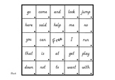 Sight Word Bingo Cards - 9 Sets for up to 4 students