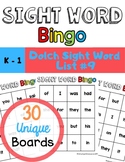 Sight Word Games Bingo Dolch Sight Word List #9