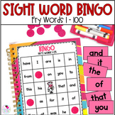 Fry Sight Words BINGO Game - First 100 Sight Words