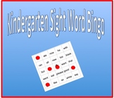 Sight Word Bingo - Kindergarten Dolch sight words