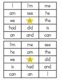 Sight Word Bingo - Kindergarten