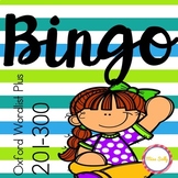 Sight Word Bingo - Oxford Wordlist Plus - 201-300