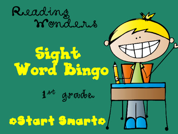 Preview of Sight Word Bingo for 1st grade Start Smart