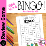 Sight Word Bingo Review Game | Fry Words 1-25