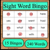 Sight Word Bingo for Literacy Centers