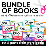 Sight Word Book BUNDLE of Interactive Sight Word Readers