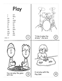 Sight Word Book Bundle 16-20:  he, she, play, are, we, wil