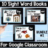Sight Word Books Google Slides BUNDLE #1