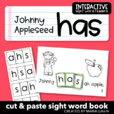 Sight Word Book "Johnny Appleseed Has" Emergent Reader
