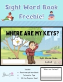 Sight Word Book with Interactive Page and Writing Response
