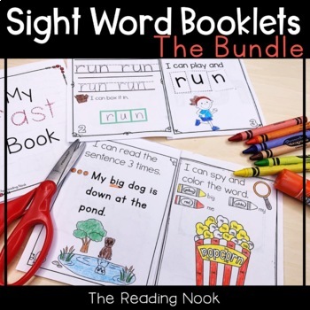 Preview of Sight Word Booklets Bundle