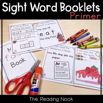 Preview of Sight Word Booklets - Primer