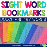 Sight Word Bookmarks - Dolch & Fry