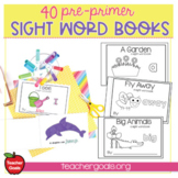 Sight Word Books:  40 Pre-Primer Dolch Emergent Sight Word