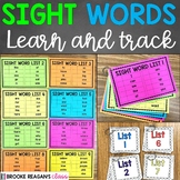 Progress Monitoring Sight Word Practice and Activities: Editable
