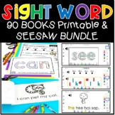 Sight Word Books Bundle Printable and Seesaw Versions