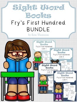 Preview of Sight Word Books ~ Fry's First Hundred BUNDLE