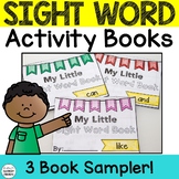 Sight Word Books - Kindergarten and 1st Grade Fluency - FREE SAMPLE PACK!