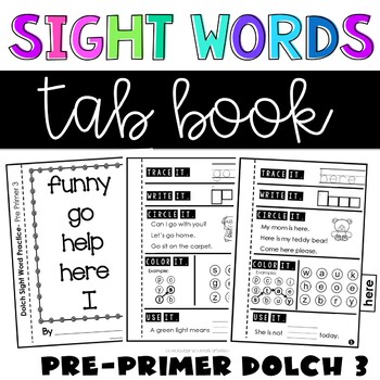 sight word books printable free kindergarten