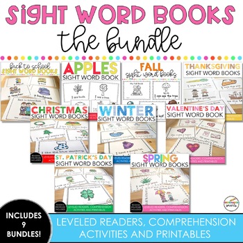 Preview of Sight Word Books - The Bundle