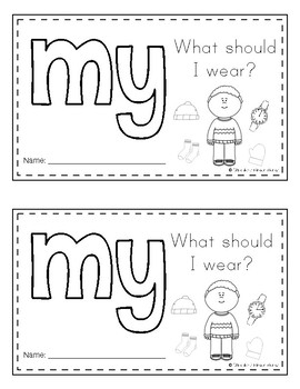 sight word book my by blatchleys kinder friends tpt