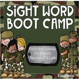 Sight Word Boot Camp (Dolch Pre-Primer-Grade 3)