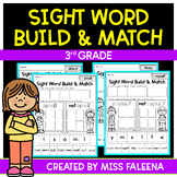 Sight Word Build and Match (Third Grade)