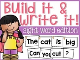Sight Word Build and Write it!