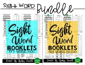 Preview of Sight Word Bundle - Fry Word Booklets