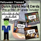 Sight Word Cards - Halloween Themed