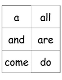 Sight Word Cards Reach for Reading