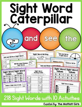 Preview of Sight Word Caterpillar