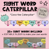 Sight Word Caterpillar Display | Coco the Hungry Caterpill