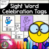 Sight Word Celebration Tags