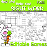 Sight Word Center Games for Home (FREE)
