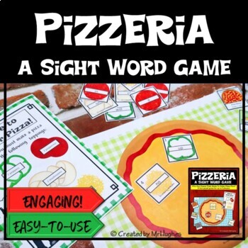 Sight Words Pizza Board Game  120 Vocabulary Words Game Egam-001