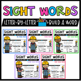 Sight Word Center - Word Building Mats: Kindergarten, Firs