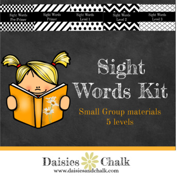 Preview of Sight Word Task Cards/Small Groups Bundle