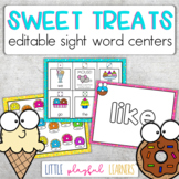 Sight Word Centers: Sweet Treats {EDITABLE}