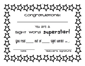 certificate words