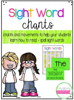 Preview of Sight Word Chants & Gestures