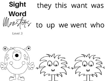 Preview of Sight Word Check Level 3