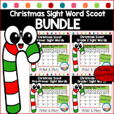 Sight Word Christmas Activities Scoot Bundle
