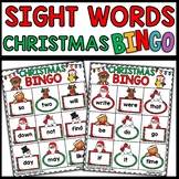 Sight Word Christmas Bingo Games Editable | Sight Word Practice