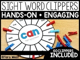 Sight Word Clippers (EDITABLE)