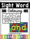 Sight Word Color by Word [AND]
