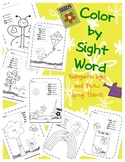 Sight Word Coloring Kindergarten: Spring Theme