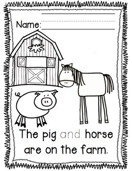 Sight Word Coloring Pages (Freebie in Preview!) by Buzz Into Kinder